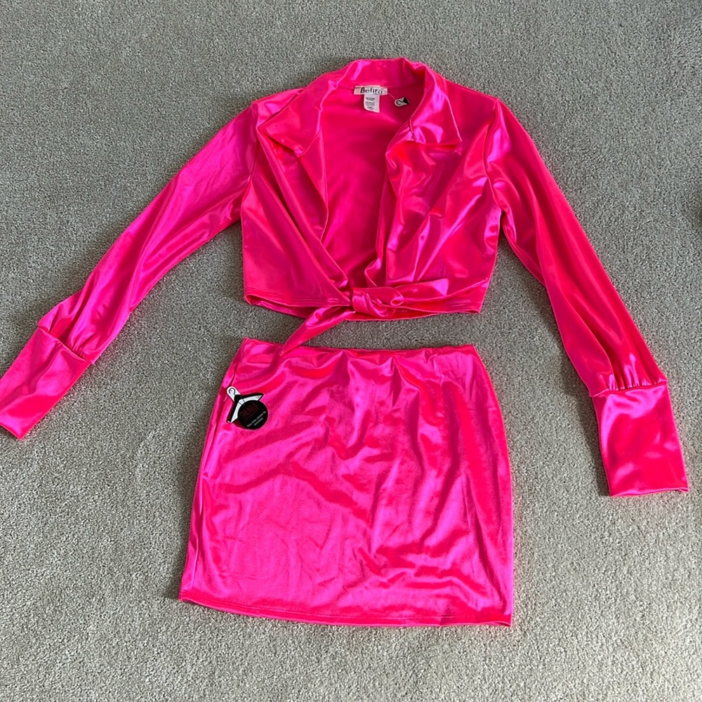 Neon pink 2 piece set